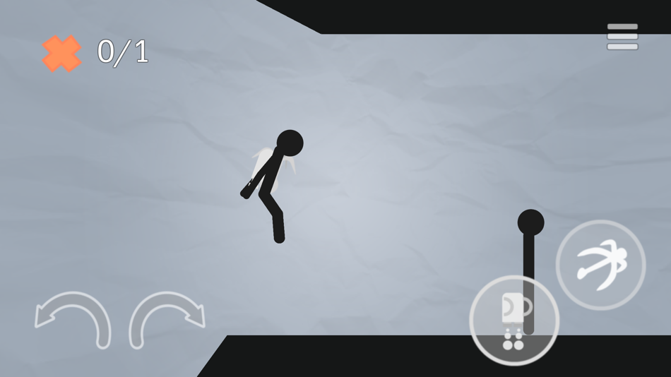 #1. Stickman Jetpack Challenge (iOS) Ved: Nikita Shirmankin