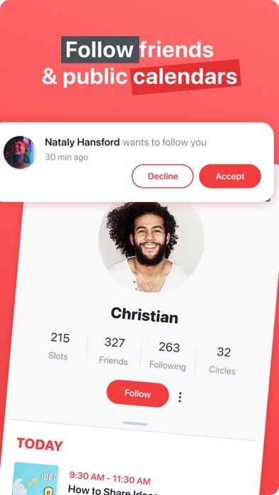 Timeslot - Social Calendar Screenshot