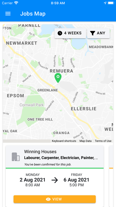 Personnel Resources Screenshot