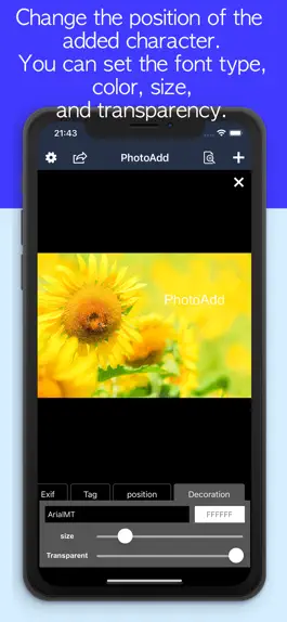 Game screenshot PhotoAdd - Add text to photos hack