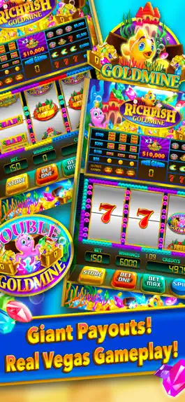 Game screenshot Rich Fish Gold Mine Win Slots mod apk