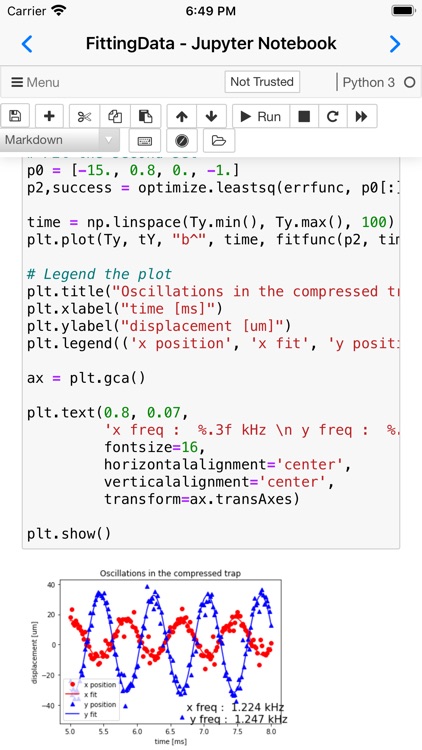 Carnets - Jupyter (with scipy) by Nicolas Holzschuch