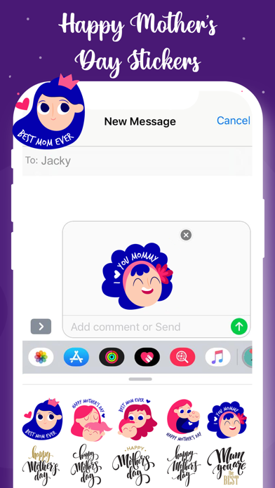 Mother's Day Stickers! Screenshot
