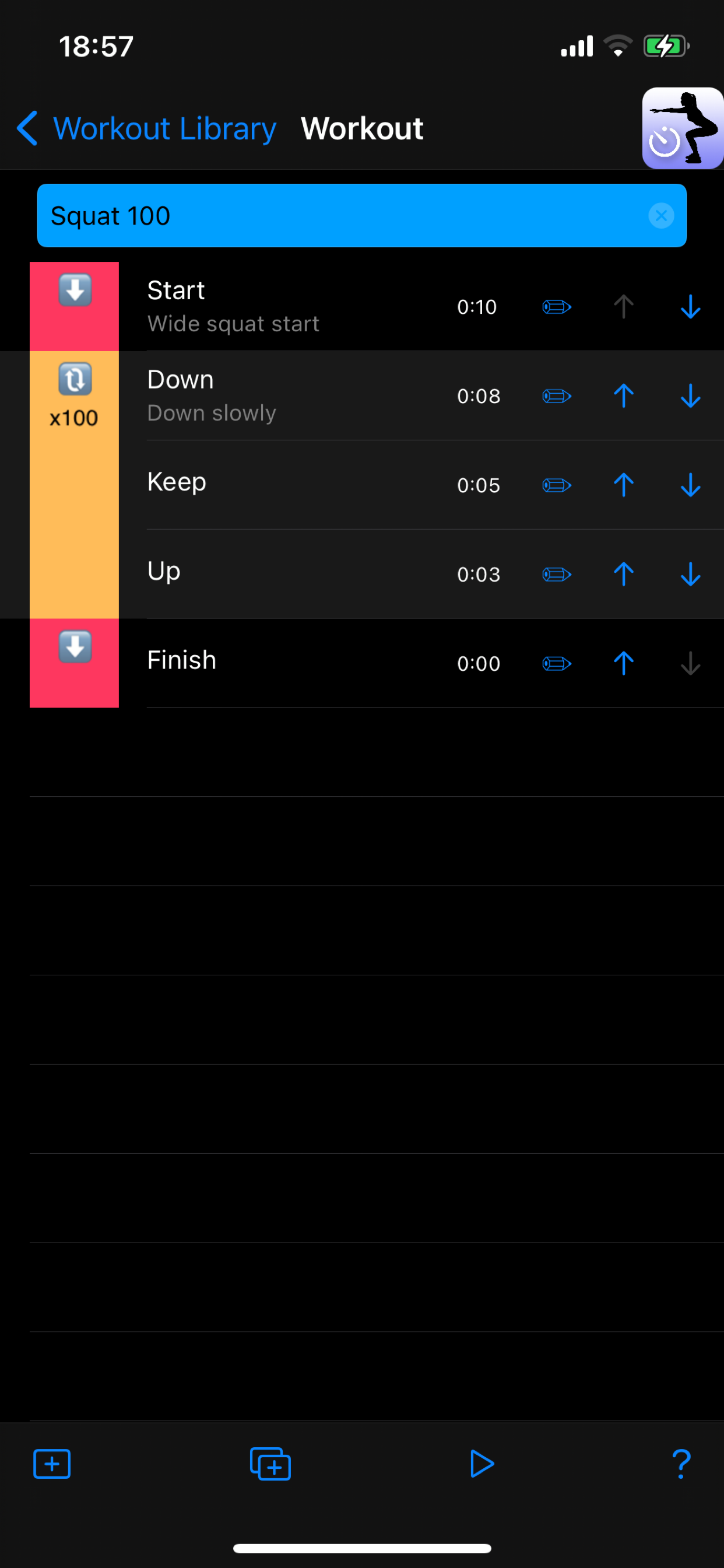 Workout Speech Timer