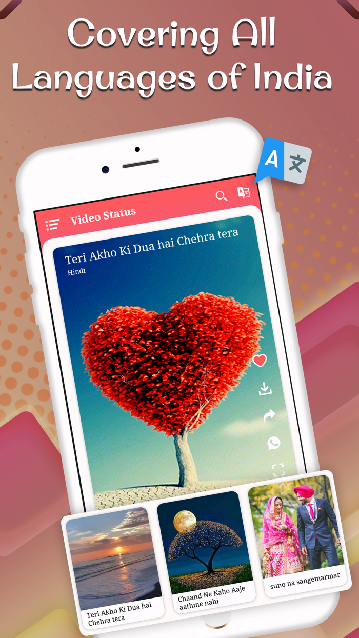 Full Screen Video Status App