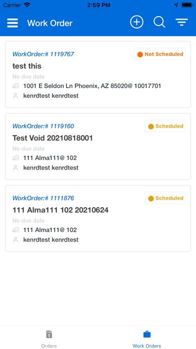 FacilGo® for Suppliers Screenshot