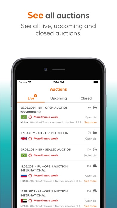 LeasePlan Auctions Screenshot