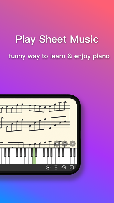 Let's Piano-Piano Leaning app Screenshot