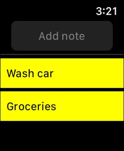 WatchNotes Lite screenshot #2 for Apple Watch