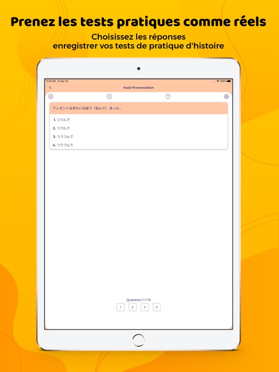 Screenshot #6 pour JLPT Pratique Du Test Japonais