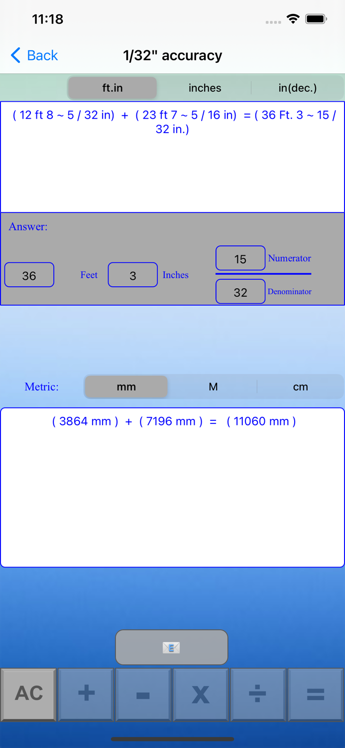 Digital Length Calculator