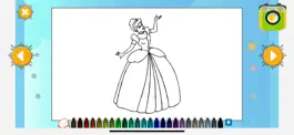 Game screenshot Princess Coloring Book Fun App hack