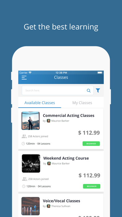 Callback - Acting Assistant Screenshot