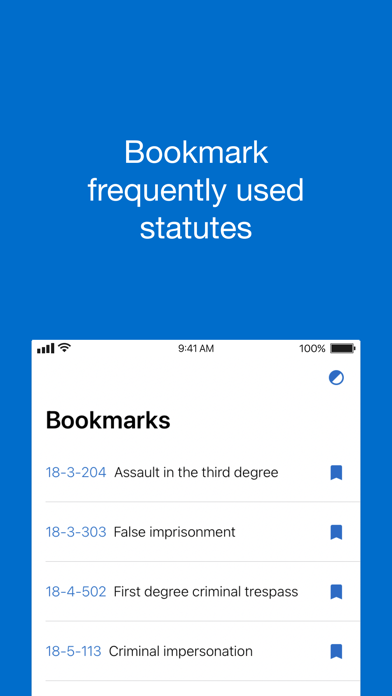 Colorado Law Statutes Screenshot