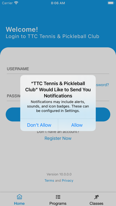 TTC Tennis & Pickleball Club Screenshot