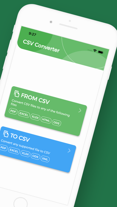 CSV Converter, CSV to PDF Screenshot
