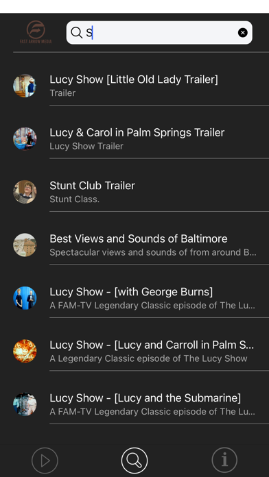 FAM TV Network Screenshot