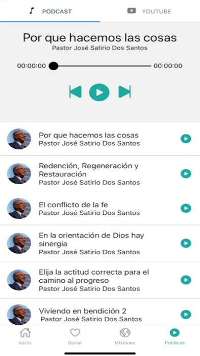Centro cristiano Screenshot