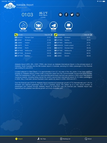 Adelaide Airport Info + Radarのおすすめ画像1