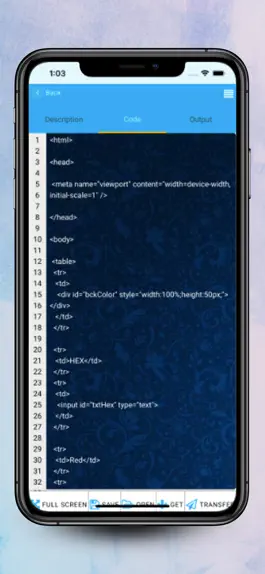 Game screenshot HTML Code Play Plus apk