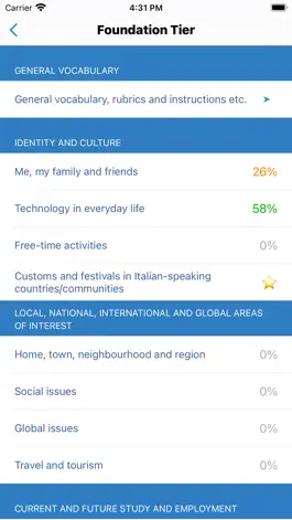 Game screenshot cRaMiT Italian GCSE Vocabulary apk