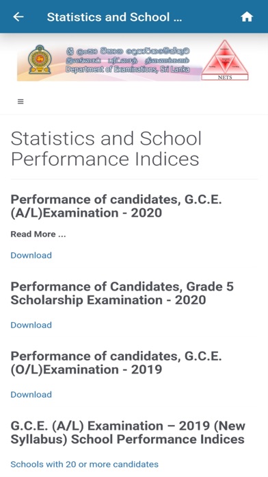 DoE Sri Lanka Screenshot