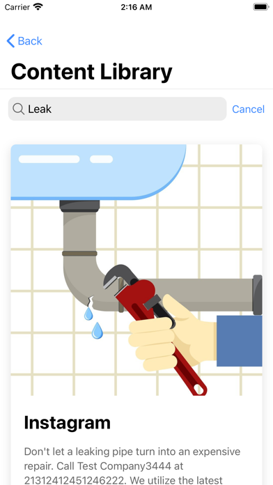 Real Time Marketing Screenshot