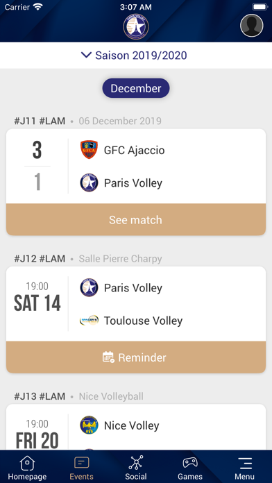 Paris Volley screenshot 2
