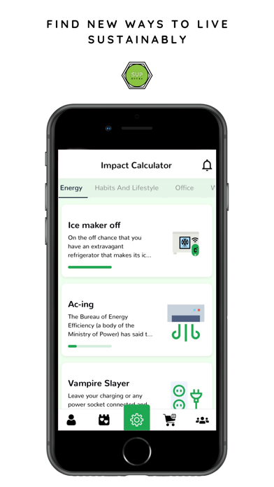 SUP - Eco App Screenshot