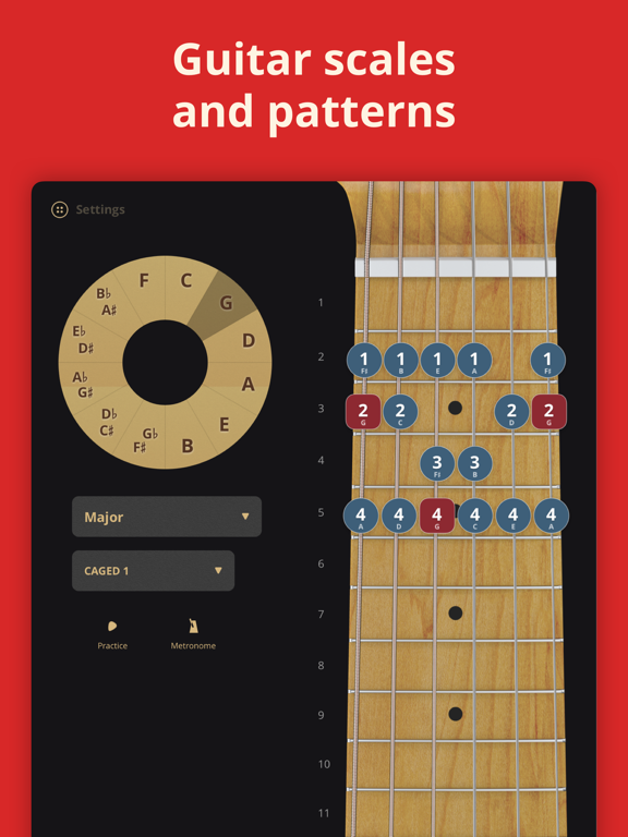 Screenshot #4 pour ScaleBank: Guitar Scales