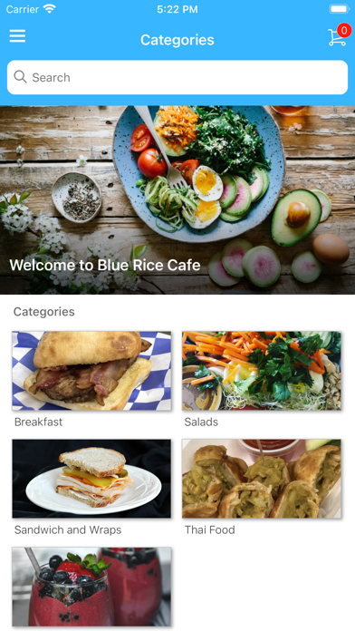 Blue Rice Cafe Screenshot