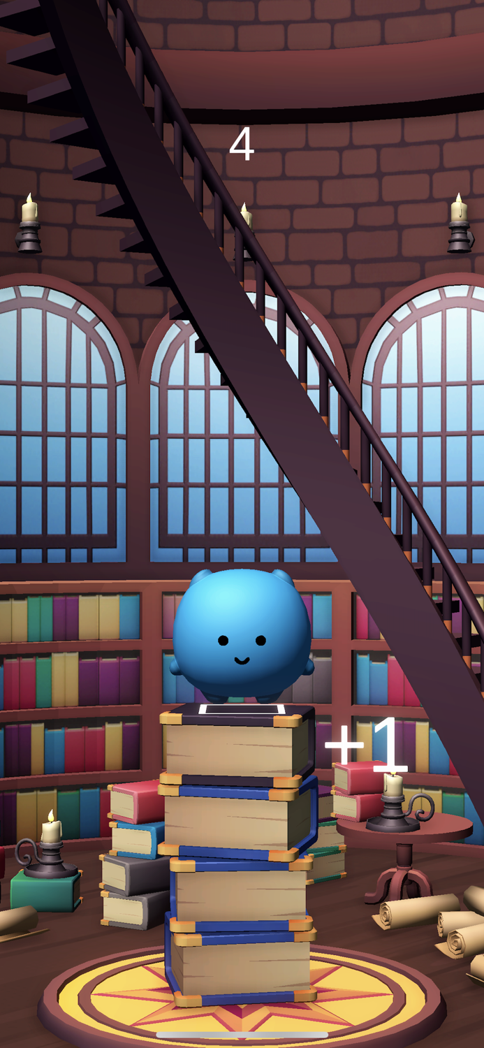 Bloo Jump - Game for bookworms