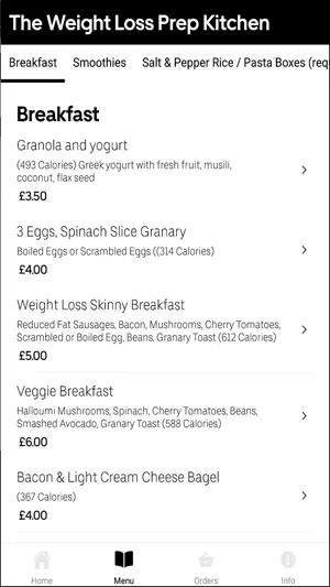 The Weight Loss Prep Kitchen screenshot 2