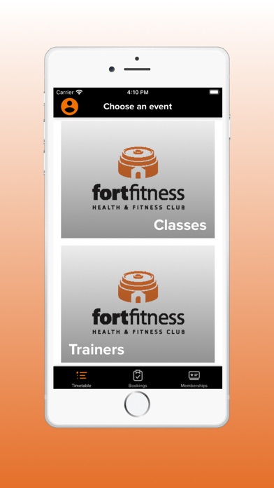 Fort Fitness App Screenshot