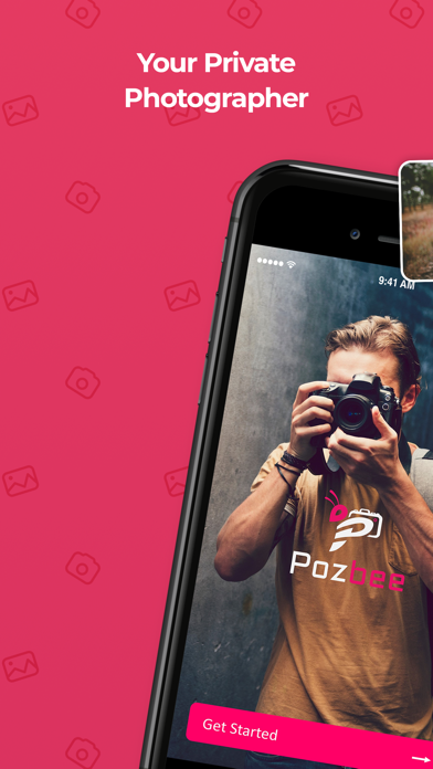 Pozbee - Photographer Hiring Screenshot