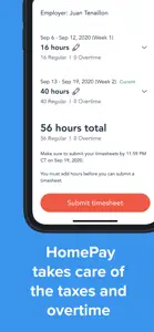 HomePay Time Tracker screenshot #3 for iPhone