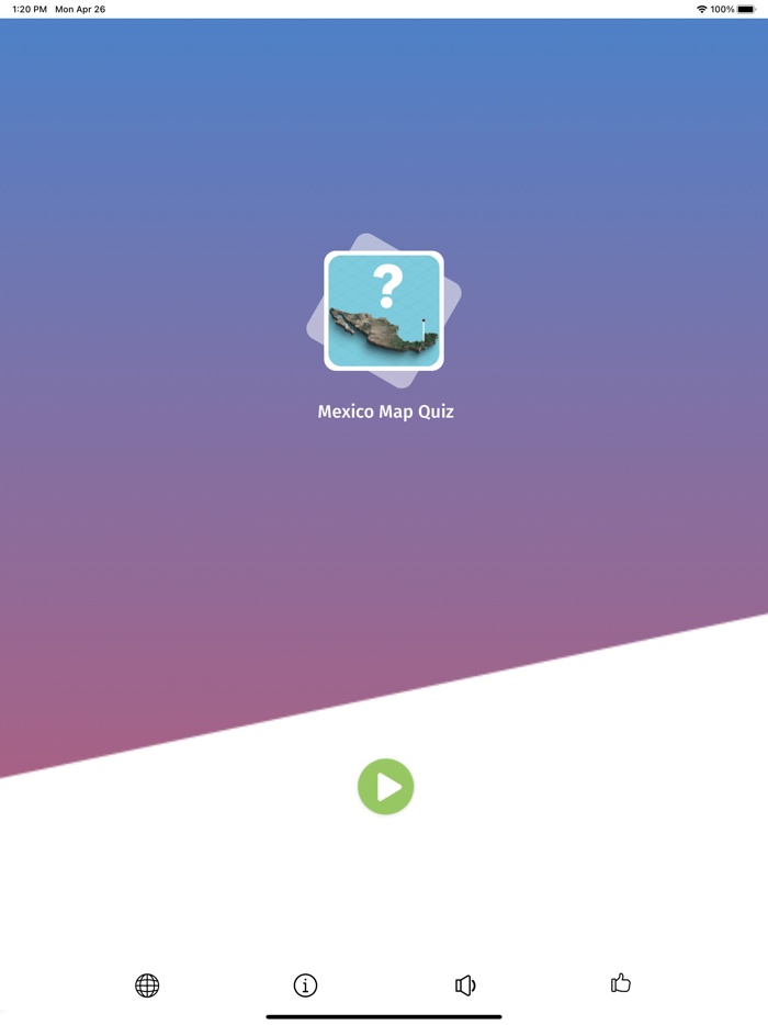 Mexico States Map Quiz Game