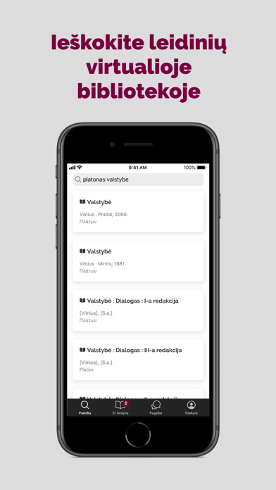 How to cancel & delete VU biblioteka from iphone & ipad 2