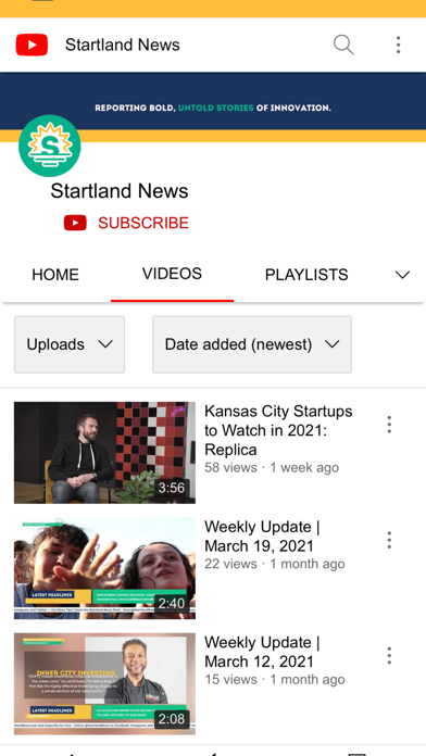 Startland News Screenshot
