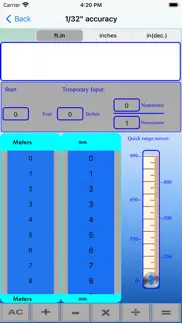 slider metric calculator iphone screenshot 2