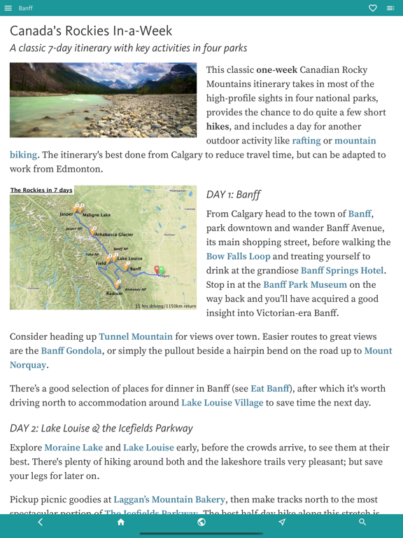 Screenshot #6 pour Banff & Canada's Rockies Guide