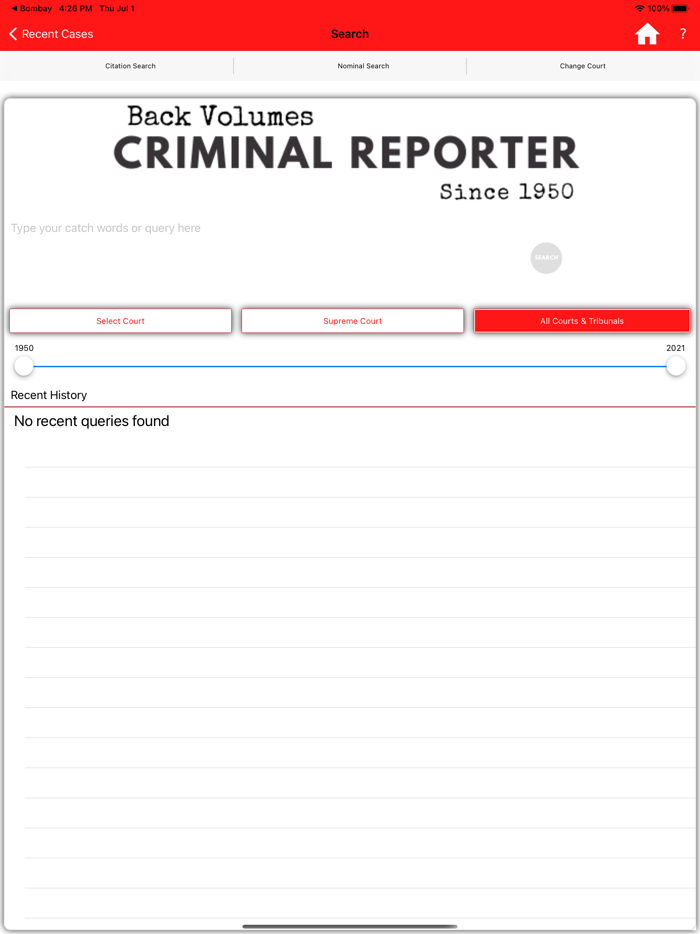 Indian Criminal Law Reporter