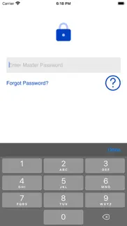 password manager-secret locker iphone screenshot 1