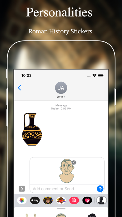 Roman History Stickers Screenshot