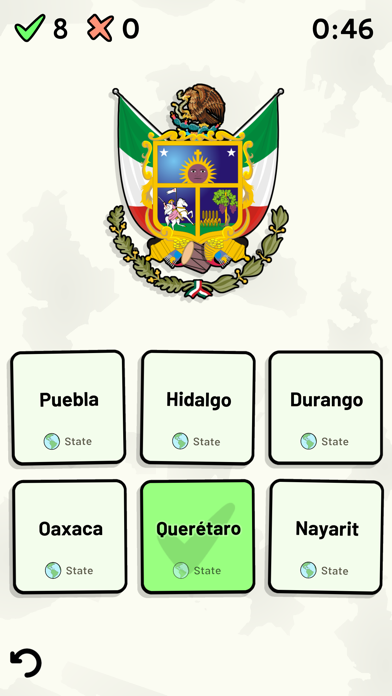 States of Mexico Quiz Screenshot