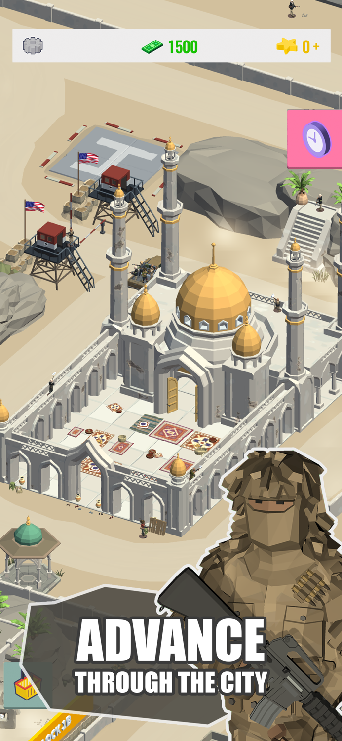 Idle Warzone 3d Military Game