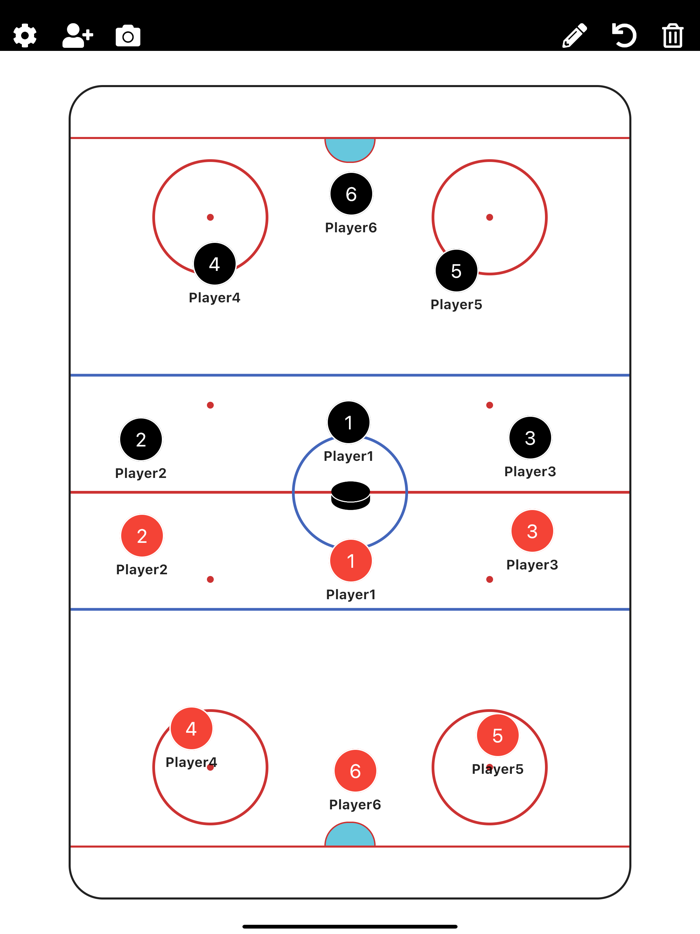 Ice Hockey Tactic Board