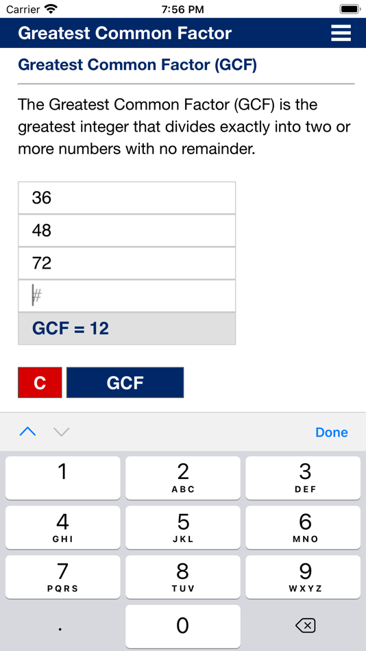 #2. Greatest Common Factor (iOS) 由: H Valeur