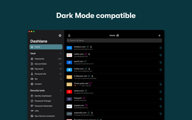 ‎Dashlane Password Manager Screenshot