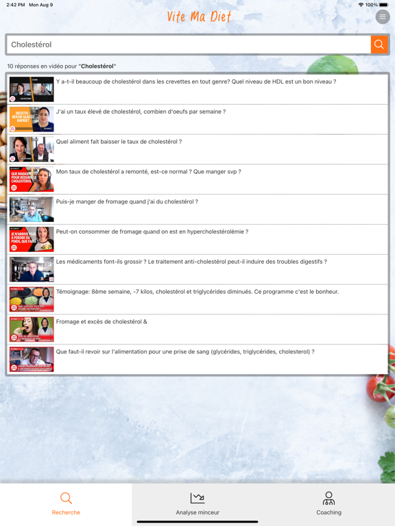 Screenshot #6 pour Vite Ma Diet